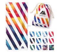 ALP & ACT Beach Towel XXL 200x90 cm - 100% Recycled Microfiber - SUPER LIGHTWEIGHT & Quick Dry - Large Microfiber Towels for Beach & Sun Lounger - Bath Sheets, Bath Towels for Adults & Kids, multicol.
