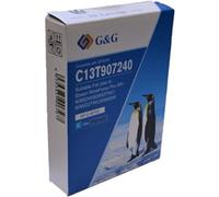 Alpa-Cartridge Compatible Epson G+G T9072 Extra High Capacity Cyan Ink