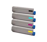 ALPA-CArtridge Reman OKI C801 Yellow Toner 44643001 - 44643001