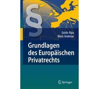 Alpa - Grundlagen des Europischen Privatrechts - New hardback or case - X555z