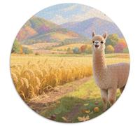Alpaca 1000 Pieces Wildlife Jigsaw Puzzles What Happens Next Educational Games for Adults And Kids 1000pcs (67.5x67.5cm)