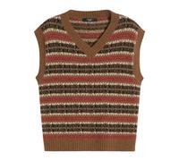 Alpaca and wool V-neck jacquard vest - female - Weekend Max Mara - V-neck Knitwear - Multicolor - L - Knitwear L