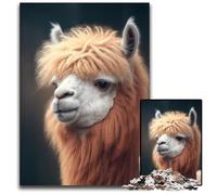 Alpaca Animal 1000 Pieces Puzzles for Adults Impossible Jigsaw Puzzles for Adults Perfect for Family Fun on Christmas Thanksgiving Birthdays & Easter 1000 PCS(38x26cm)