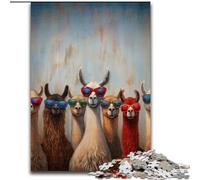 Alpaca Art 1000 Piece Jigsaw Puzzles for Teenagers Gifts, Challenging To Complete But Fun And Humorous Birthday Present, Gifts, Wall Art (50x75cm)