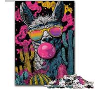 Alpaca Art JigsawPuzzle 1000 Pieces for Teenagers, for And 14 Years And over Brainteaser Family Games Christmas Birthday Gifts (50x75cm)
