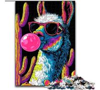 Alpaca Art Jigsaws 1000 Pieces for Adults, for And 14 Years And over Brainteaser Family Games Christmas Birthday Gifts (50x75cm)