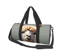 Alpaca avatar Canvas travel bag, large capacity, can be carried on the shoulder