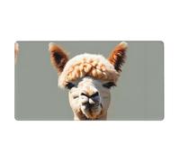 Alpaca Avatar Extra Large Rubber Mouse pad 16x29.5in, Strong Adhesion, Durable, Suitable for a Wide Range of Occasions