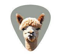 Alpaca avatar Guitar picks, 12 pieces per pack, 3 different thicknesses, suitable for guitar, bass, ukulele and other instruments.