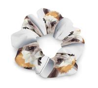 Alpaca Avatar Hair Scrunchies for Women No Damage, Soft Elastic Hair Ties with Fashionable Printed Patterns, Satin Scrunchy Hairbands for Ponytail, Bun, Workout & Sleep