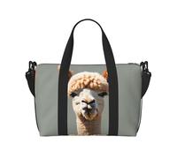 Alpaca Avatar Travel Duffle Bag-Lightweight Carry On Weekender for Men Women, Waterproof Overnight Bag for Gym Weekend Trips