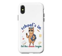 Alpaca Back To School Vibes Schools In Let The Chaos Begin Case for iPhone X/XS