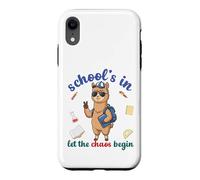 Alpaca Back To School Vibes Schools In Let The Chaos Begin Case for iPhone XR