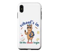 Alpaca Back To School Vibes Schools In Let The Chaos Begin Case for iPhone XS Max
