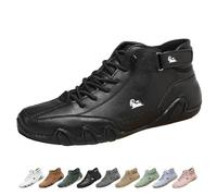 Alpaca Barefoot Shoes, Alpaca - Ergonomic, Waterproof & Pain Relieving Leather Barefoot Shoes for Men and Women (Black, Adult, Men, 8, Numeric, UK Footwear Size System, Medium)