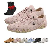 Alpaca Barefoot Shoes,Non-Slip Lightweight Slip On Sneakers,Unisex Outdoor Hiking Shoes for Camping & Driving(Pink,7.5 UK)
