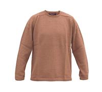 Alpaca Basics Men's Handmade 100% Alpaca Wool Relaxed Crew Sweater - beige - XXL