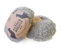 Alpaca Boucle - 5110m light grey (Drops knitting and crochet yarn - aran weight)