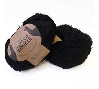 Alpaca Boucle - 8903 black (Drops knitting and crochet yarn - aran weight)