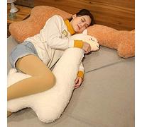 Alpaca Doll Soft Plush Toy for Kids and Adults, Gentle and Versatile Cartoon Stuffed Children, Lovers, Friends, for Home or Office Use - PP Cotton + Plush, 75/100/130cm (white #92)