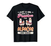 Alpaca Fan JUST A GIRL WITH PASSION FOR ALPACAS Alpaca T-Shirt