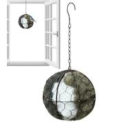 Alpaca Fiber Heart for Bird Nesting - Rechargeable Handmade Metal Cage - Handmade Alpaca Fiber for S Birds - Outdoor Use Garden Patio Wild Cage Home