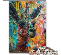Alpaca Graffiti 1000 Piece Jigsaw Puzzles for Teenagers, Challenging Game Toys Wall Decoration Unique Birthday And Xmas Gifts (50x75cm)