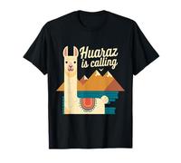 Alpaca Huaraz Cordillera Blanca Trekking Adventure Peru T-Shirt