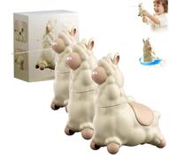 Alpaca Interactive Water Sprayer, 2025 New Spitting Llama Water Toy, Animal Push Water Gun Sprinkler, Change Direction Mini Squirt Gun Blaster Soaker Toys for Kid Summer Outdoor Pool Beach Yard Party(