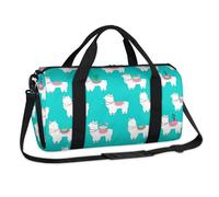 Alpaca Llama Cactu Sports Duffel Bags Llama Weekend Overnight Bag Casual Tote Holdall Travel Gym Luggage Duffel Bag for Kids Girls Boys Women Men