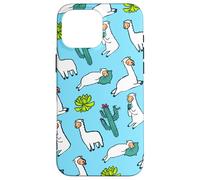 Alpaca Llama Cactus Plants Landscape Case for iPhone 16 Pro Max