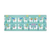 Alpaca Llama Computer Desk Pad, Non-Slip Surface Mat for Enhanced Gaming Performance and Office Productivity