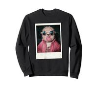 Alpaca Llama Cool Hipster Vibes 90s Retro Film Photography Sweatshirt