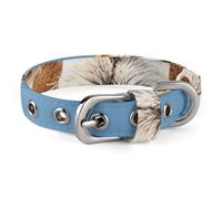 Alpaca Llama Dog Collar Adjustable Soft and Comfortable Puppy Collars with Metal Buckle Pet Collar for Small Medium Pet