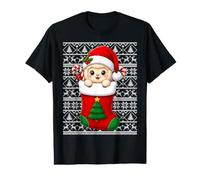 Alpaca Llama in Christmas Socks Cute Holiday Ugly Xmas Value Graphic T-Shirt