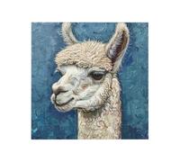 Alpaca Llama Print Building Brick Block Puzzle Square Creative Building Blocks Jigsaw Home Desk Decor