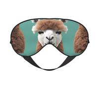 Alpaca Llama Print Comfortable Sleep Eye Mask Men Women Lightweight Travel Nap Meditation Yoga Work