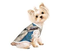 Alpaca Llama Print Dog Shirt Summer Lightweight Pet T Shirts Soft Breathable Stretchy Cats Dogs Tee Shirt