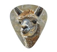 Alpaca Llama print Guitar Picks 12 Pack Assorted Thickness for Guitar,ukulele,0.46/0.71/0.96mm