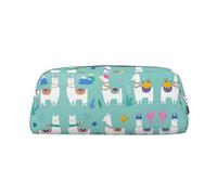 Alpaca Llama Print Pencil Bag Multi-Purpose Storage for School, Office, and Travel