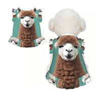 Alpaca Llama Print Pet Breathable T-Shirt Skirt S