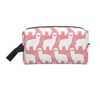 Alpaca Llama Print Travel Grooming Storage Bag, Reusable Makeup Storage Organizer, Bathroom Supplies