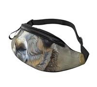 Alpaca Llama Print Waist Bag Lightweight Adjustable Belt Bags Travel Running Hiking Pack Daily Use