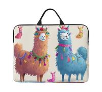 Alpaca Llama Printed Laptop Sleeve 14 inch Protective Case, Waterproof Computer Case Bag with Handle for Men and Women