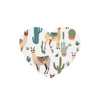 (Alpaca Llama) Printed Paper Car Air Freshener Lavender Scented Hanging Odor Remover 10/40/100 Pcs for Vehicle Home Closet Wardrobe - Heart Shape