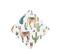 (Alpaca Llama) Printed Paper Car Air Freshener Lavender Scented Hanging Odor Remover 10/40/100 Pcs for Vehicle Home Closet Wardrobe - Square