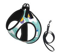 Alpaca Llama Printing Puppy Summer Vest Harness With Reflective,Dog Accessories For Small Medium Large Dogs And Cats