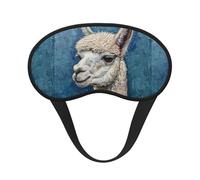 Alpaca Llama Sleep Mask 100% Light Blocking Eye Mask for Sleeping, Sleep Mask for Unisex for Travel/Nap