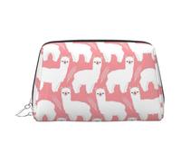 Alpaca Llama Toiletry Pouch, Travel-Friendly Makeup Organizer for Makeup Brushes, Lipsticks