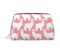 Alpaca Llama Toiletry Pouch, Travel-Friendly Makeup Organizer for Makeup Brushes, Lipsticks